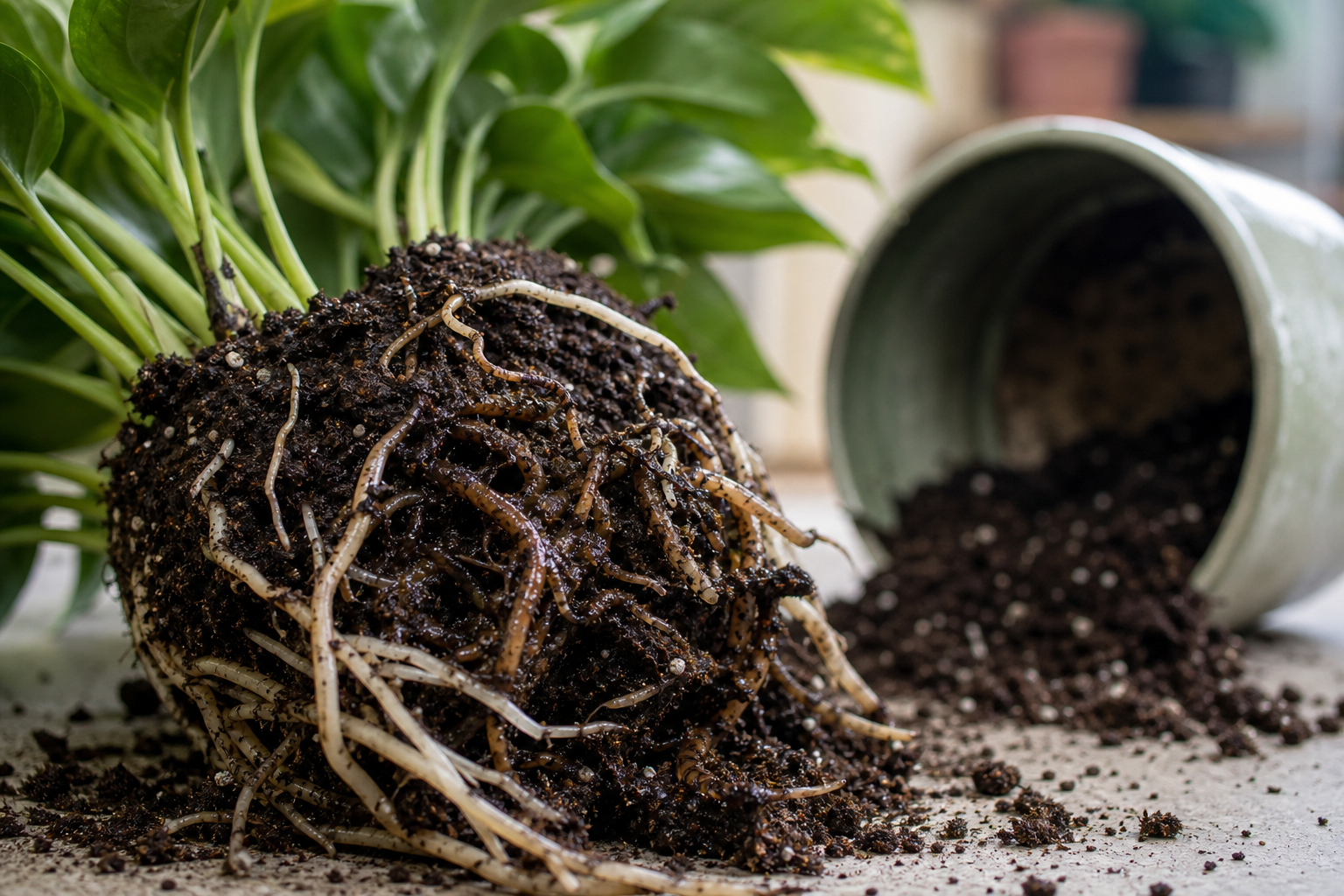 Root Rot Signs and What to Do plant symptom example